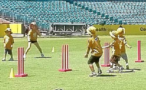 A group of junior cricket players hone their skills during a training session. Coffs Coast and Clarence Valley players will receive visits from Cricket NSW promotion officers inviting them to join their local MILO in2CRICKET centre during summer. A group of junior cricket players hone their skills during a training session. Coffs Coast and Clarence Valley players will receive visits from Cricket NSW promotion officers inviting them to join their local MILO in2CRICKET centre during summer.